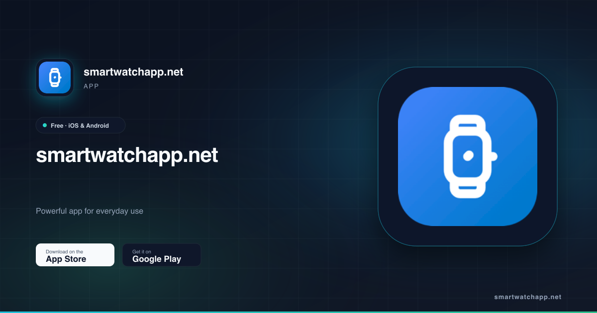 Smart Watch App
